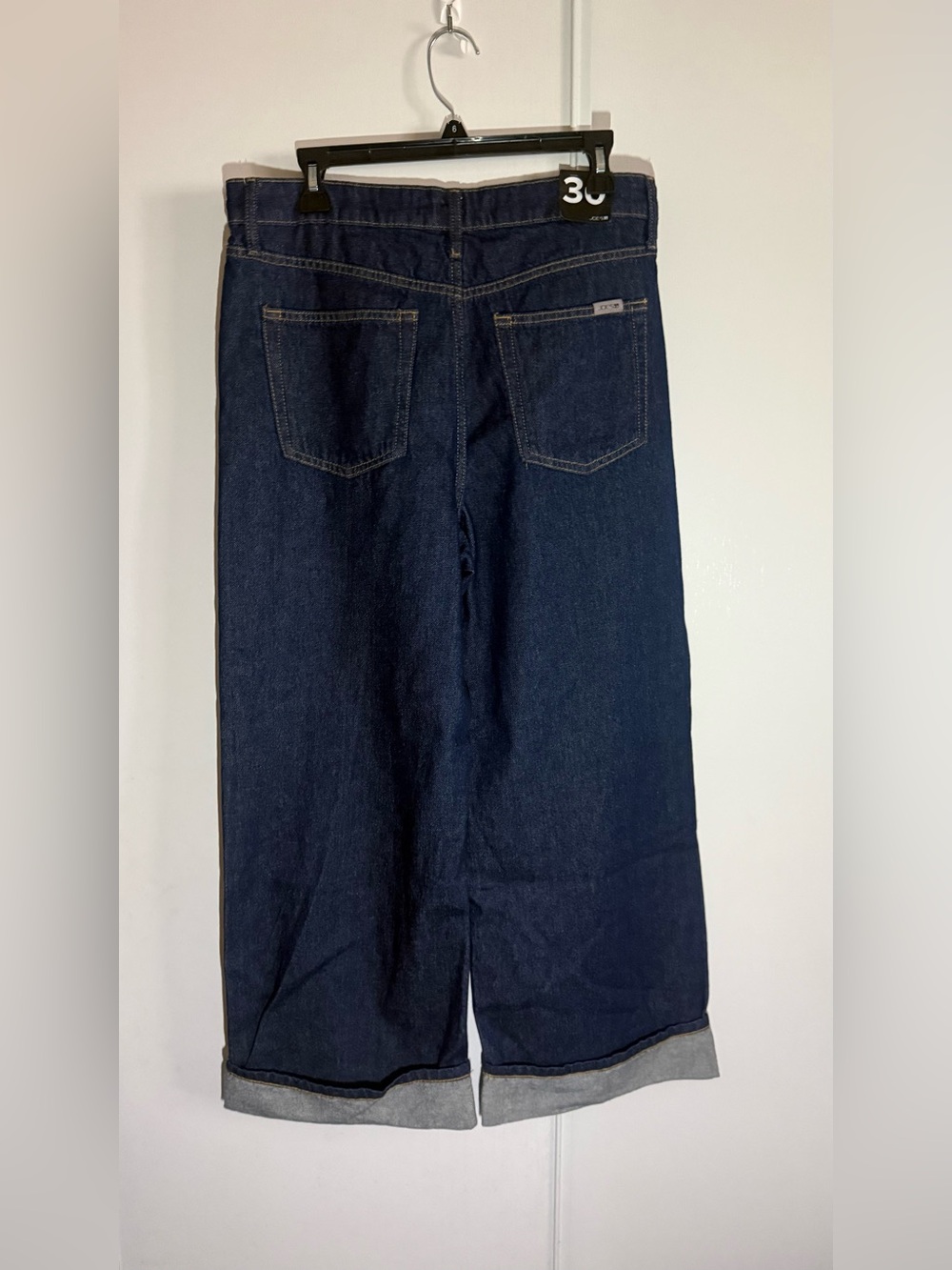 Joe's Jeans Dark Indigo Relaxed wide leg Jeans women’s size 30 - Picture 3 of 10